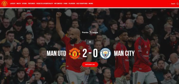 BETWAY必威官网 曼联两球击败曼城 卡里克执教首秀就赢下德比